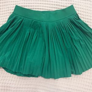 Lululemon Varsity High Rise Pleated Tennis Skirt - Raceway Green